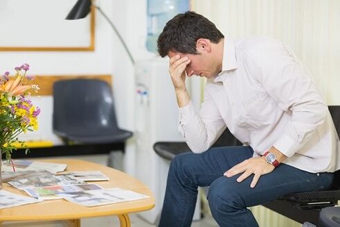 Men thought about treating prostatitis with drugs